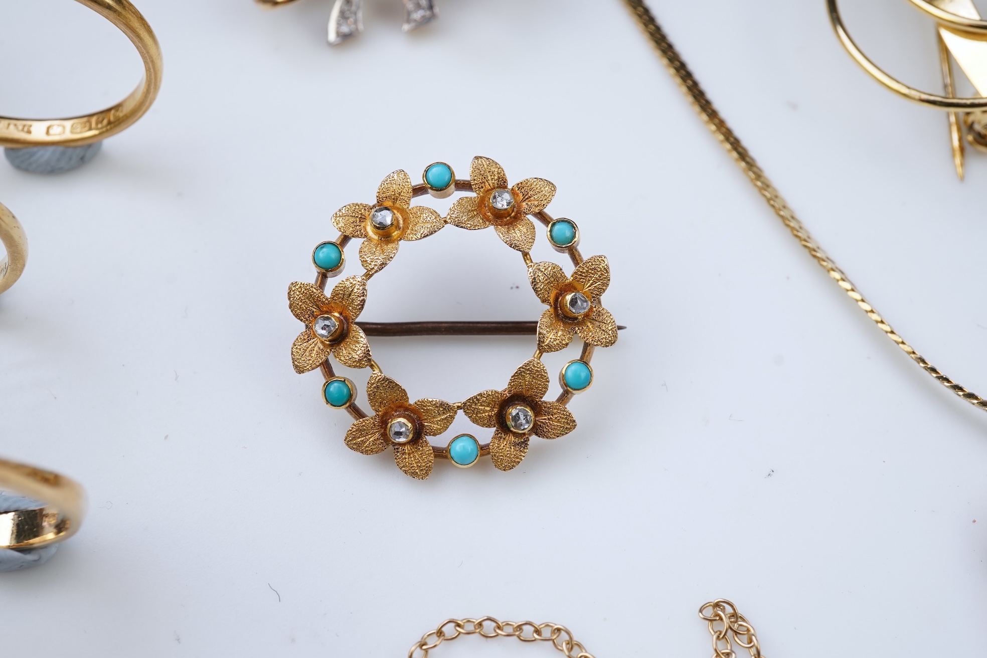 A large collection of jewels
